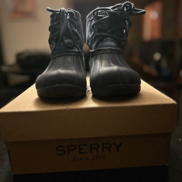Sperry Port Navy Rainboot duck boot - Picture 9 of 10